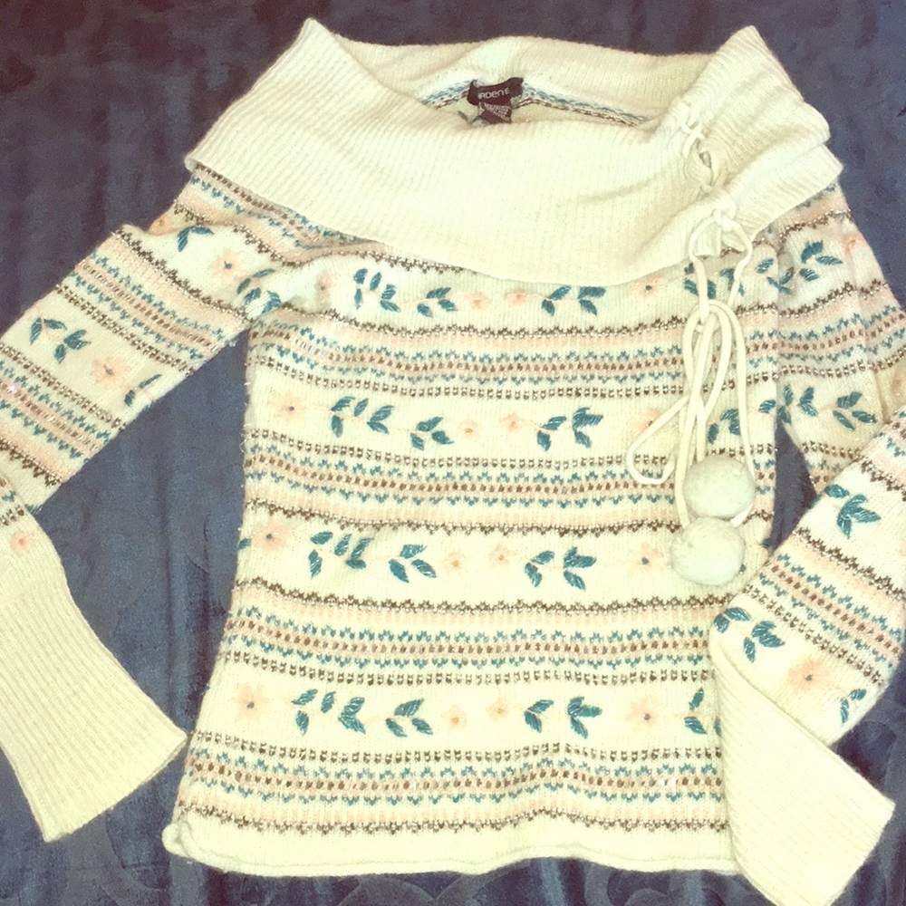 Arden B. Beaded sweater
